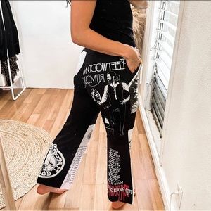 Vintage Fleetwood Mac Upcycle Pants size Small